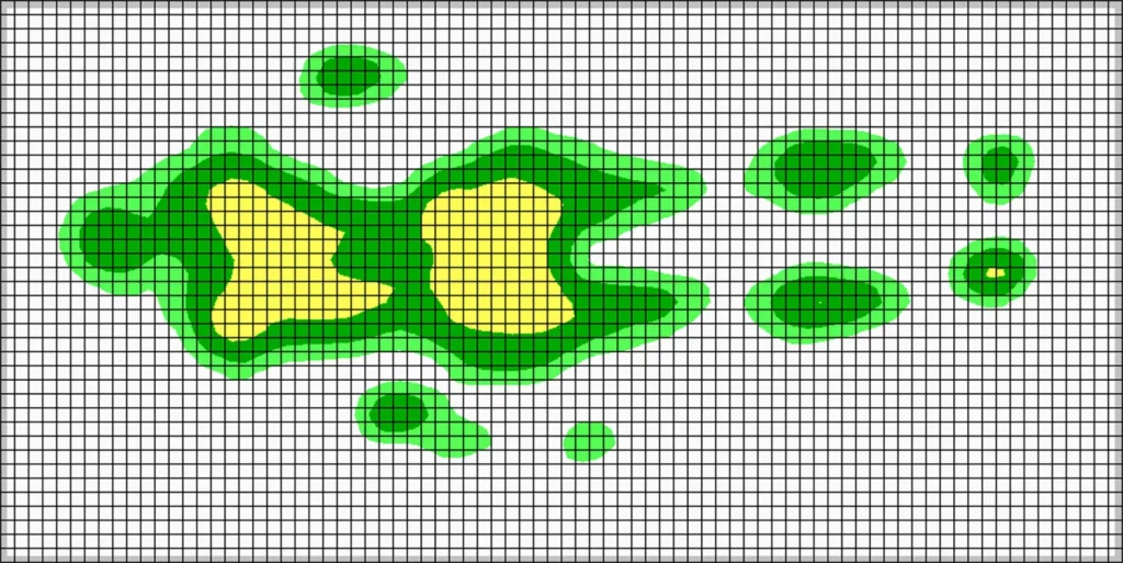 Ergocheck-Druckmessung mit Sensorfeld zur Analyse der Druckverteilung auf einer Matratze