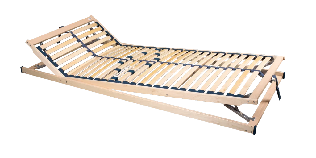 ergomed® Systemrahmen Olymp mit 28 Federholzleisten und verstellbarem Kopf- und Fußteil
